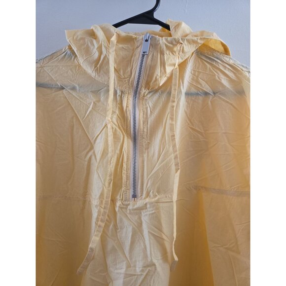 NAP Hooded Pullover Windbreaker – Lightweight Beige Nylon, Size Small, NWT - Picture 5 of 9